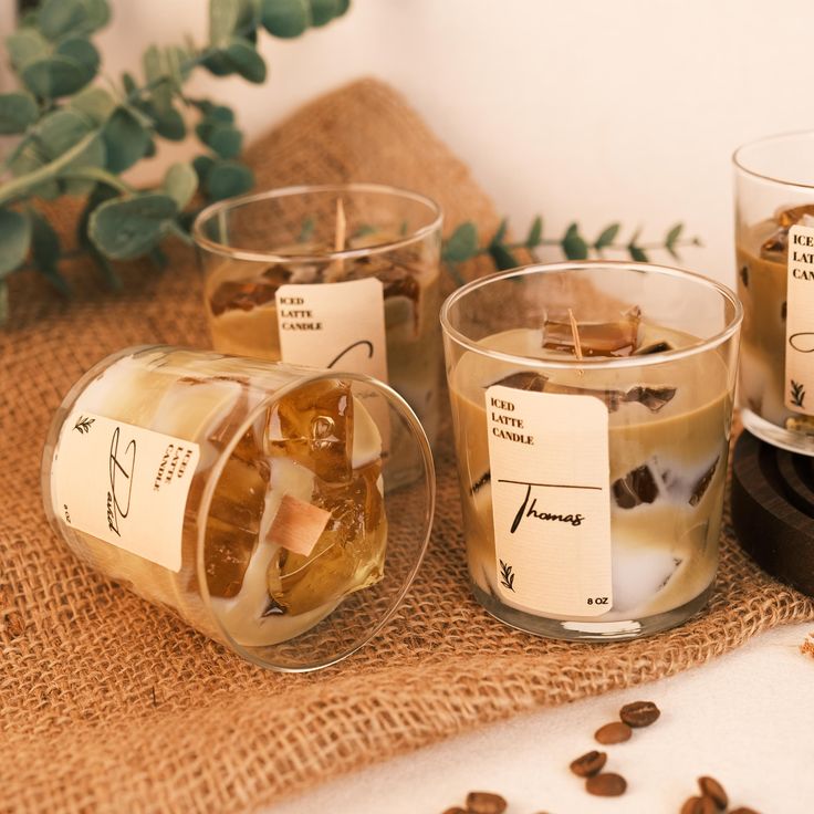 Cold Brew Coffee Candle - Golden Flame